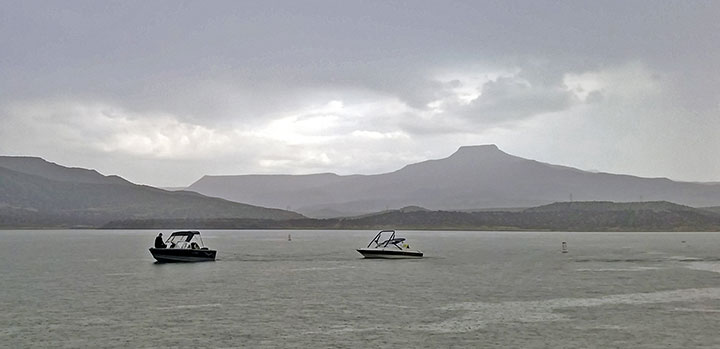 Game wardens save family stranded on island at Abiquiu Lake