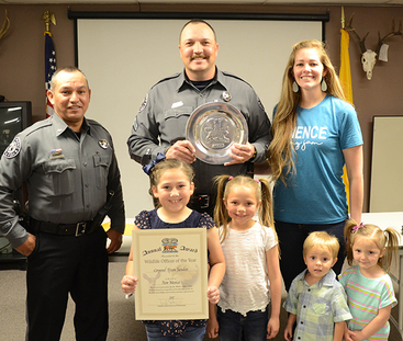 Roswell game warden named Officer of the Year by Shikar Safari Club, New Mexico Department of Game and Fish news April 13, 2018