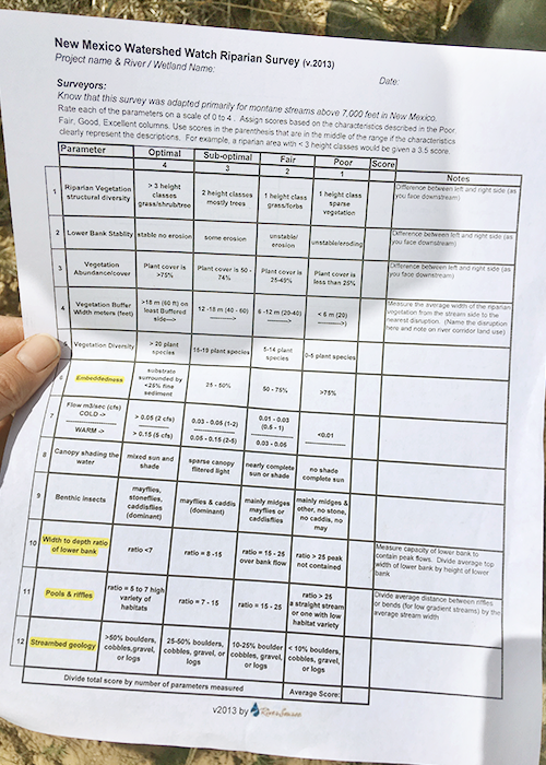 Engaging Students in Studying Wildlife Along New Mexico Rivers- Project Highlight- Share with Wildlife, New Mexico Department of Game and Fish