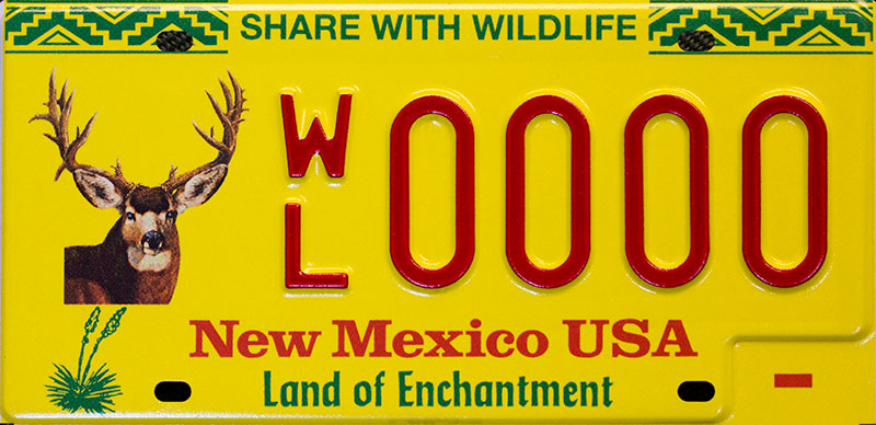 conservation-Share-with-Wildlife-license-plate-New-Mexico-elk