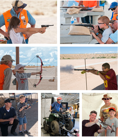 New Mexico Game and Fish Outdoor Expo collage - 2012