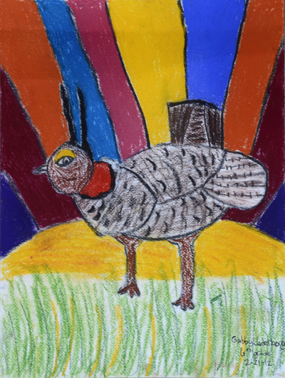 kid poster - Prairie Chicken Festival poster contest winners selected